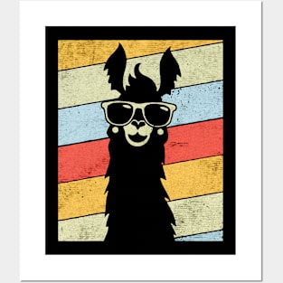 llama alpaca animal Posters and Art